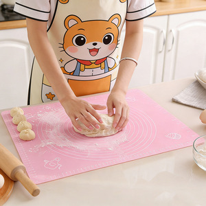 Scaled <b>silicone</b> kneading mat, non-slip, non-stick <b>baking</b> mat, work surface mat, flour oven kneading mat - Product Image 1