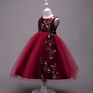 Diez años de ropa de dama de honor infantil. <span class=keywords><strong>Esmoquin</strong></span> de princesa EsMX Vestido de muñeca de flor - Product Image 1