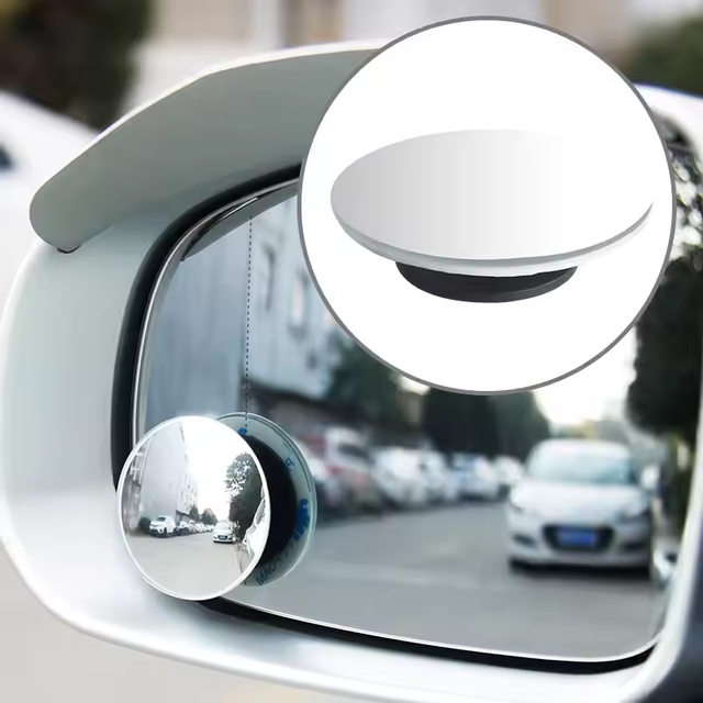 Popular Selling Car Rearview Side Blind Spot Mirror Round HD Glass Frameless 360 Degree Blind Area Reversing Auxiliary