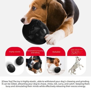 Juguete Masticable para Perros con Diseño de <span class=keywords><strong>Huevo</strong></span> de <span class=keywords><strong>Dinosaurio</strong></span>, Material TPR Duradero, Sonido Chirriante, Diseño Molar Dentado para Limpieza de Dientes, Entrenamiento de Inteligencia y Alimentación Lenta - Product Image 2