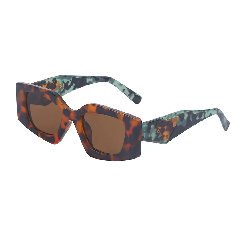 KAJILA Fashion Trending Designer marche famose Logo personalizzato poligono Small Frame UV400 Shades occhiali da sole occhiali da sole per donna uomo