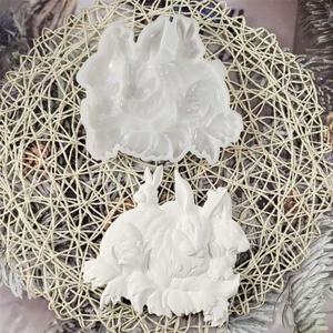 แม่พิมพ์หล่อเรซิ่นแฮนด์เมดสำหรับเครื่องประดับตกแต่งแบบทำมือซิลิโคน X0382สไตล์ INS สำหรับรูปปั้นกระต่ายเครื่องมือทำเค้ก - Product Image 5