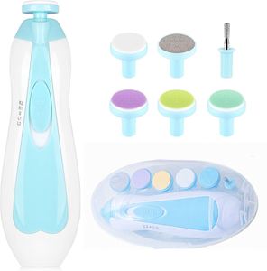 Custom <b>Cheap</b> Baby Nail Trimmer Electric-6 in 1 Baby Nail File Clippers Infant Grooming Kit Manicure <b>Set</b> for Toddler or Adults - Product Image 1