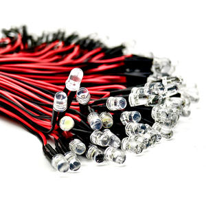 Kabel Terminal Konduktor Tembaga Berlapis Timah Berkualitas Tinggi, Lampu Indikator LED, Kabel Elektronik untuk Otomotif Karet 12V - Product Image 1