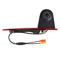 Cámara de visión trasera impermeable, tercera luz de freno, cámara de respaldo para Ford Transit Custom Van sin barras de luz de freno LED