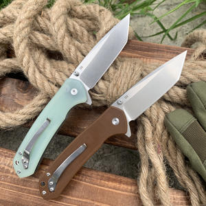 GT-T0033 nuovo coltello da caccia D2 lama G10 manico coltello pieghevole campeggio coltello portatile Tunafire - Product Image 3