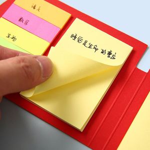 Custom Kraft Notebook with <b>Sticky</b> Notes, Pen & Transparent Tabs - Eco Friendly Promotional Gift - Product Image 5