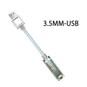 หูฟังแบบพกพาพร้อมตัวขยายเสียงในตัว ขนาดเล็ก แบบ Type C ออลอินวัน <span class=keywords><strong>3.5</strong></span> มม. สำหรับอะแดปเตอร์หูฟัง - Product Image 3