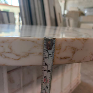 Encimeras de Cuarzo Brittanica de Alta Calidad Goldtop, Serie Calacatta, Decoración Moderna para el Hogar y Villas, OEM/ODM 5004 Artificial - Product Image 2