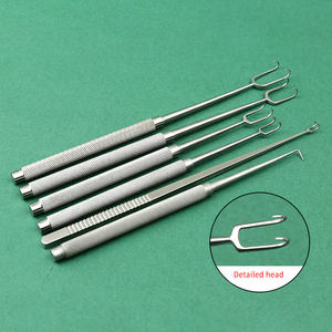 Kit de rhinoplastie manuel 18 pièces, diviseur d'os nasal, instruments de chirurgie esthétique, rétracteur osseux à <span class=keywords><strong>double</strong></span> pointe en acier inoxydable - Product Image 3