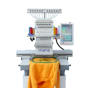 multi function embroidery machine one head computer embroidery machine cap t-shirt embroidery machine in wholesale