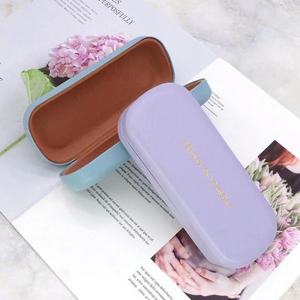 Mk24031901 sang trọng tùy chỉnh bán buôn hỗ trợ Logo Mắt kính trường hợp biểu tượng tùy chỉnh da lưu trữ trường hợp cho kính Mắt kính mát - Product Image 2