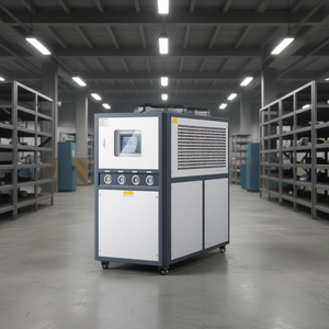 Refroidisseur d'eau industriel Vevor à refroidissement par air, 12,3 CV, réservoir de 37 gallons, affichage LED, équipement de réfrigération - Product Image 2