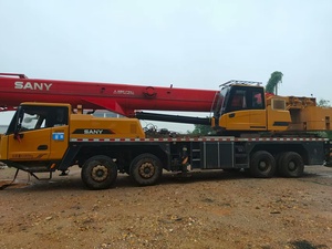 Grúa sobre orugas usada Sany STC500T de 50 toneladas, con pluma telescópica, maquinaria de construcción con motor, caja de cambios y PLC, marca china más vendida - Product Image 5