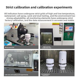 منخفضة التكلفة صغيرة بالموجات فوق الصوتية سرعة الرياح واتجاه درجة حرارة الهواء والرطوبة هطول الأمطار القطب الذكية استشعار محطة الطقس - Product Image 6