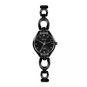 ดรอปชิปปิ้ง HALEI นาฬิกาควอทซ์ของแท้รุ่นใหม่สำหรับผู้หญิง สายแบบพับได้ หน้าปัดแซฟไฟร์ พร้อมเข็มบอกเวลา กลไกญี่ปุ่น - Product Image 2