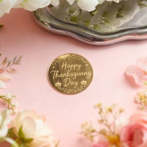 Honey And Sweetness Thanksgiving Acrylic <b>Cake</b> <b>Decorations</b> Instagram Style Cupcake Toppers Party <b>Supplies</b> 1.3mm Thick - Product Image 3