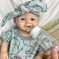 17 Zoll Unbemalte Vivienne Silikon-Reborn-Puppen, Unfertige Vollsilikon-Muneca für Persönliche DIY-Reborn-Bastelprojekte