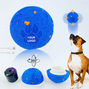 Çevre dostu E-TPU malzeme akıllı interaktif otomatik köpek topu oyuncak için orta ve büyük köpek dönen zıplayan köpek topu hareketli - Product Image 1
