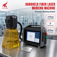 Machine de gravure laser à fibre portable CKMACHINE 30W 50W, graveur manuel pour métal, acier, aluminium, codes VIN, machine de codage