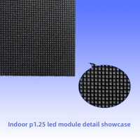 Panneau d'affichage LED en aluminium couleur P1.25 intérieur haute luminosité IP65 2.5mm grand écran avec SDK pour la publicité