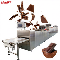 Moule à chocolat automatique Machiny pour la production de gouttes de chocolat Machine de dépôt de chocolat avec tunnel de refroidissement