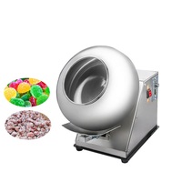 Machine à bonbons ronde multifonctionnelle, machine à bonbons gélifiés, machine à enrober de sucre, enrobage de noix, enrobage de chocolat