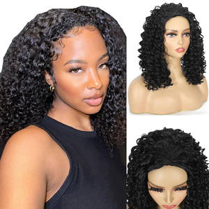 Perruque longue et <span class=keywords><strong>droite</strong></span> noire africaine tendance pour femmes, perruques brésiliennes et vietnamiennes moelleuses et douces, perruque sans colle en gros - Product Image 5