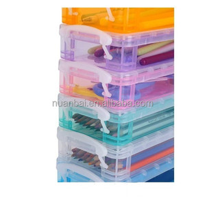 6 Túi Đựng Bút Chì Có Thể Xếp Chồng Di Động Hộp Đựng Đồ Dùng Văn Phòng Hộp Đựng Bút Chì Vẽ Tranh Hộp Đựng Văn Phòng Phẩm Cho Trẻ Em - Product Image 6