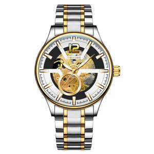 Montre pour homme, étanche, bracelet en acier, montre tendance, montre automatique mécanique - Product Image 5