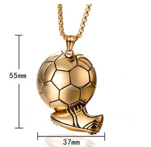 European American Fashion <strong>Football</strong> Pendant Necklace Unisex Alloy Chain Casual Sporty Jewelry Wholesale 2026 - Product Image 4