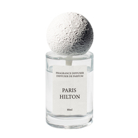 Diffuseur de parfum à roseaux en verre durable avec huile essentielle et boule de pierre parfumée, parfum d'intérieur