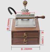 Lettres personnalisées marque or bronzant machine presse à chaud estampage pour cuir feuille chaude estampage machine