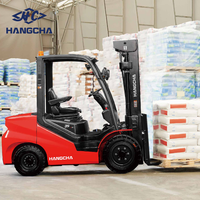 Montacargas Diésel Hangcha de 1.5t/1.75t/2t/2.5t/3t/3.5t, Montacargas de Servicio Pesado con Sistema OPS para Almacenes Minoristas