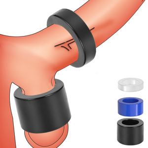 3 pz/set di Silicone nero durevole anello del pene degli uomini eiaculazione di ritardo anelli di gomma giocattoli del sesso per il maschio - Product Image 1