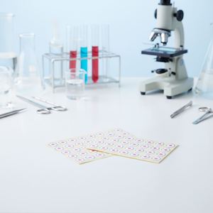 Étiquettes rondes autocollantes en papier pour usage chimique, autocollants imprimés en offset durables sur feuille - Product Image 1