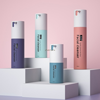 XINGYUAN – Flacons cosmétiques sous vide pour sérum anti-âge, personnalisables, 30 ml, 50 ml, flacon pompe sans air mat de luxe, format voyage