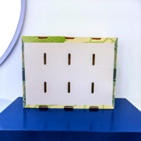 Boîte de rangement empilable légère en panneau alvéolaire PP, personnalisable, pour le transport, réutilisable, pour expédier fruits/légumes/fruits de mer