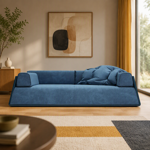 Sofá de Tela de Dos Plazas de Lujo Moderno Italiano para Sala de Estar y Uso Hotelero, Venta Directa de Fábrica - Product Image 2