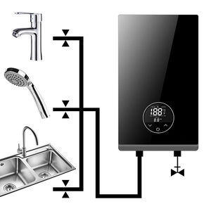 Calentador de Agua Instantáneo de Alta Potencia de 8.5KW con Certificación CE CB, Pantalla LED, Impermeable, para Debajo del Fregadero, para Baño y Automóvil - Product Image 2