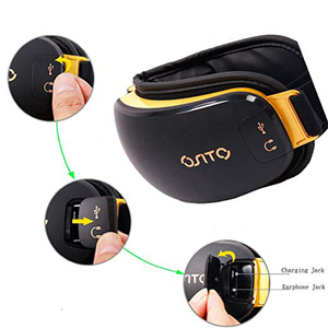 Masajeador de ojos con calor para ojo seco con vibración para refrescar y música de presión de aire para la fatiga de socorro - Product Image 3