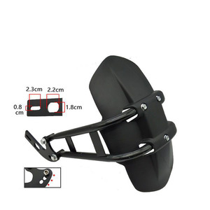 Guardabarros delantero para motocicleta, guardabarros de estilo Rock Bob, compatible con Scrambler 400 800 Cafe Racer Street Classic - Product Image 6