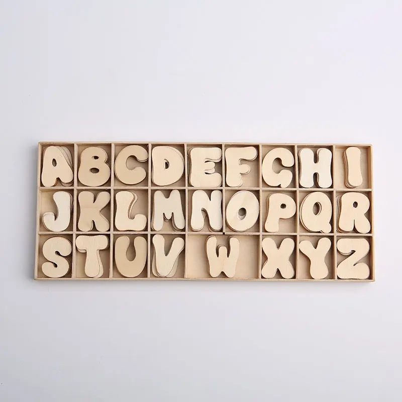 Kotak pelat alfabet Inggris warna Log, mainan pendidikan dini anak-anak, mainan pembelajaran kognitif bayi DIY inovatif