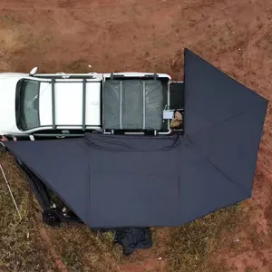 Car Side Awning 360 Degree Off-road Camper Waterproof Bat Wing Car Roof Side Awning Tent 360 Degree Awning
