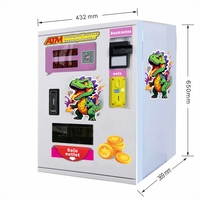 Acier inoxydable personnalisé pour machine à échanger les billets, machine à échanger les pièces de monnaie automatique, garantie 1 an, support en anglais