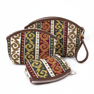 Kilim Designed <b>Make</b> <b>Up</b> <b>Bag</b> - Wallet Triple Set - Product Image 2