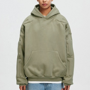 Felpa con Cappuccio Personalizzata da <span class=keywords><strong>Uomo</strong></span> con Stampa 3D in Rilievo, Felpa Pesante da <span class=keywords><strong>Uomo</strong></span> 2026 - Product Image 2