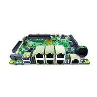 Placa Base TPM 2.0 para Firewall Pfsense, J6412, RAM DDR4, Placa Base Principal con 6 Puertos LAN, Mini ITX, Router Suave con Módulo TPM 2.0