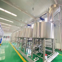 Machine à brasser la bière de 3000 l, équipement en acier inoxydable, équipement pour la bière