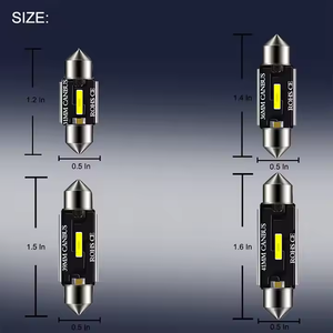 Festoon 31mm 36mm 39mm 41mm C5W <span class=keywords><strong>C10W</strong></span> Super lumineux CSP 1860 voiture LED ampoules Auto dôme lumière Canbus Auto intérieur lampe de lecture 12V - Product Image 2